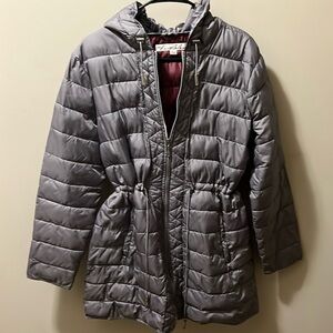 Kenneth Cole Solver Puffer jacket Size XL Cinch Waist